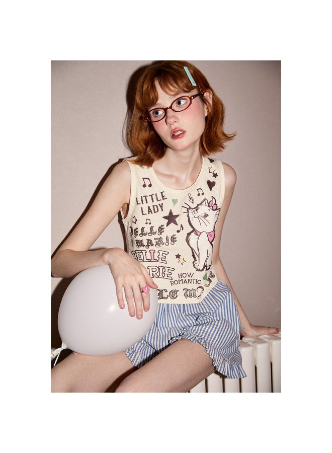 Gukoo Cute All-Over Print Women'S Camisole - Thin Summer Style, Can Be Worn As Outerwear Or Layering Top - Image 4