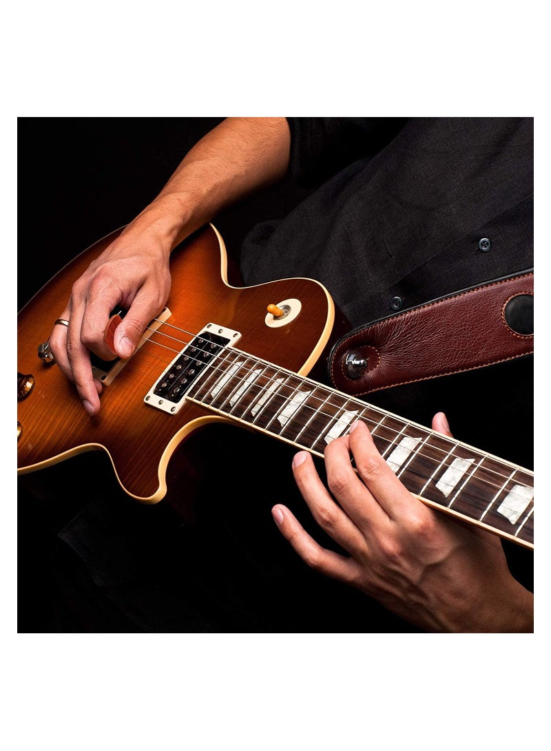 SOLARAE 10Pcs Guitar Picks Exotic Wood Guitar Picks 1 Guitar Picks Box Wooden Guitar Plectrums in African Red Sandalwood Olive Wood Rosewood Maple Ebony Golden Sandalwood for Guitar - Image 2