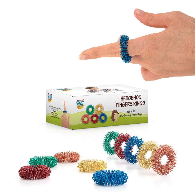 Pick A Toy Fidget Sensory Toys Set 3 Acupressure Fidgets Quiet Metal Bracelets for Boys and Girls Children 5 Perfect for School Sensory Desk Games - Image 2