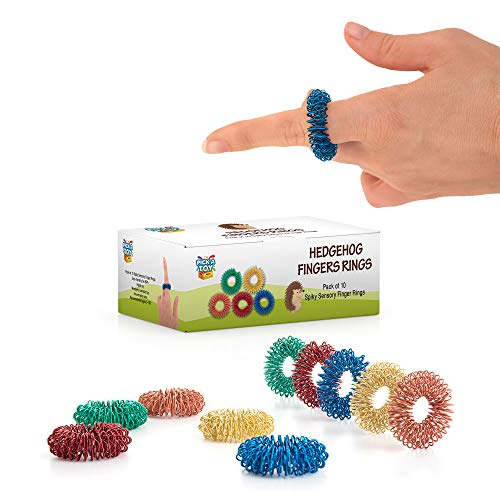 Pick A Toy Fidget Sensory Toys Set 3 Acupressure Fidgets Quiet Metal Bracelets for Boys and Girls Children 5 Perfect for School Sensory Desk Games - Image 1