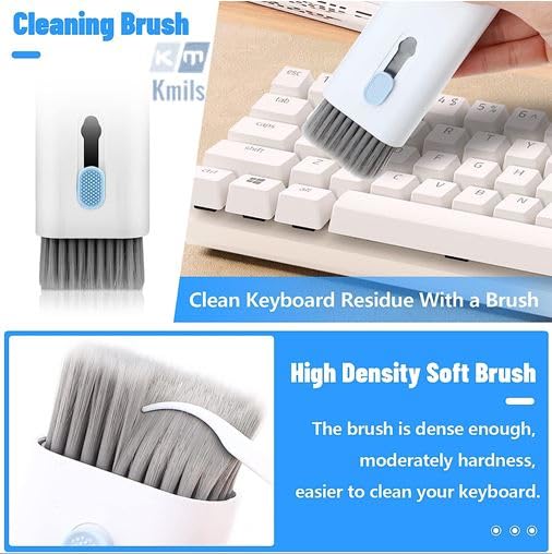 Kmils Laptop Cleaner Kit, Ear buds Cleaning Kit, Gadget Cleaning Kit, Keyboard Cleaning Brush, Gadget Cleaner, Phone Cleaner (Multicolor) - Image 4
