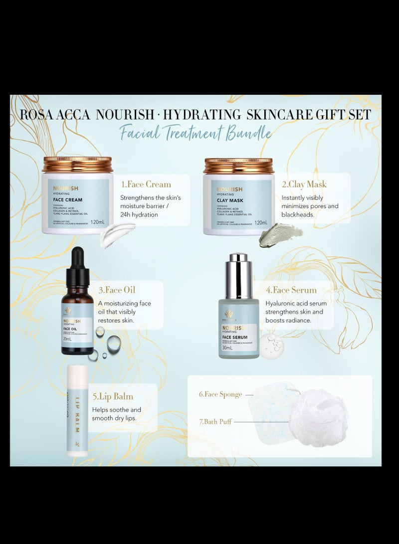 RA ROSA ACCA Gifts for Women, 28pcs Ylang Ylang Facial Skin Care Set includes Face Cream,Bath Oil,Shower Accessories. Body & Facial Kit for Women, Birthday Gift for Women, Mother's Day Gift - Image 3