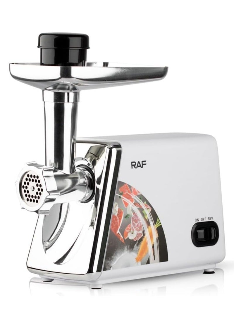 طاحونة اللحوم ، 300W ماكس الفولاذ المقاوم للصدأ طاحونة اللحوم، صناعة النقانق Stuffer، طاحونة الأغذية مع 3 لوحات، النقانق ومجموعة كوبي، للمطبخ المنزلي التجاري باستخدام - Image 1