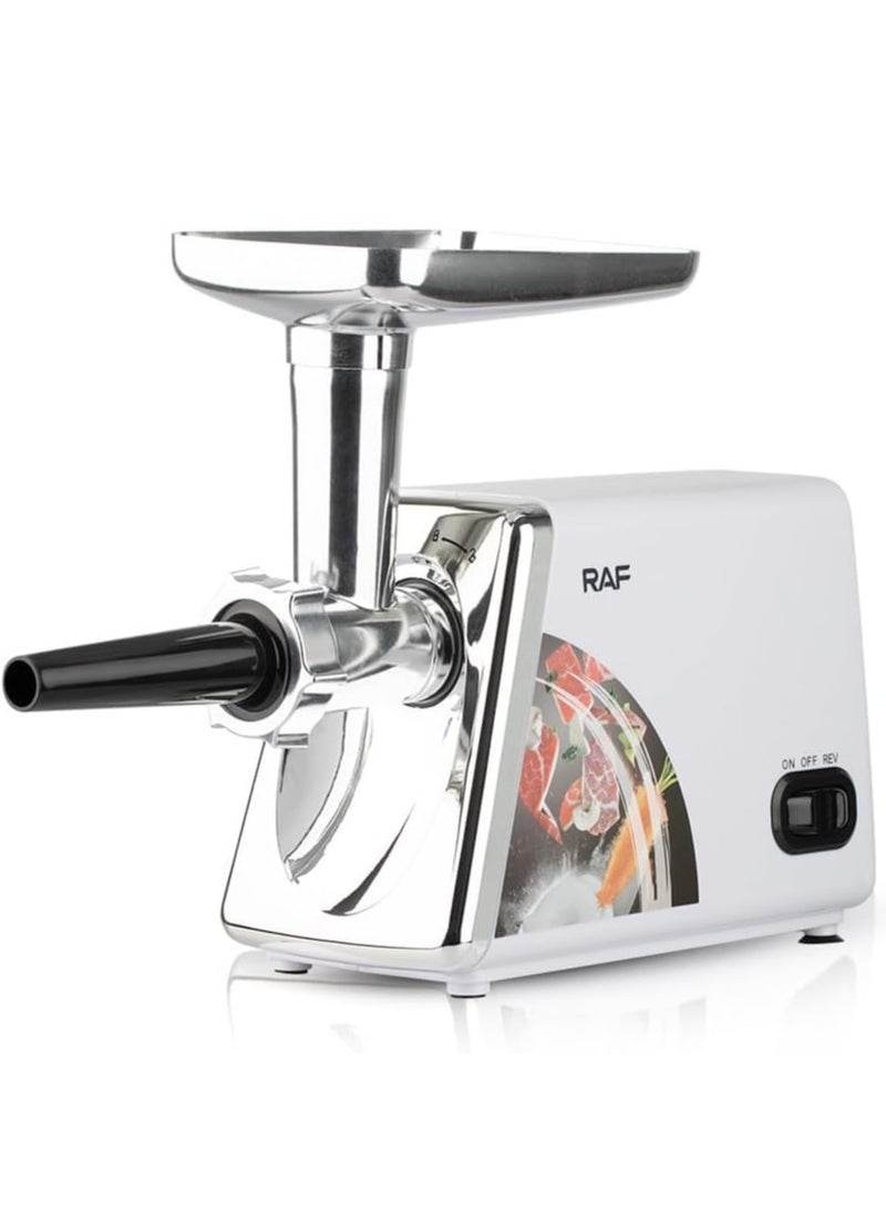 طاحونة اللحوم ، 300W ماكس الفولاذ المقاوم للصدأ طاحونة اللحوم، صناعة النقانق Stuffer، طاحونة الأغذية مع 3 لوحات، النقانق ومجموعة كوبي، للمطبخ المنزلي التجاري باستخدام - Image 2