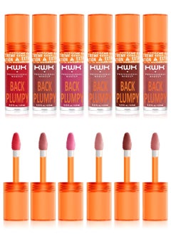 kwk Back Plumpy Lip Gloss - 6pcs Multicolour  - Image 2