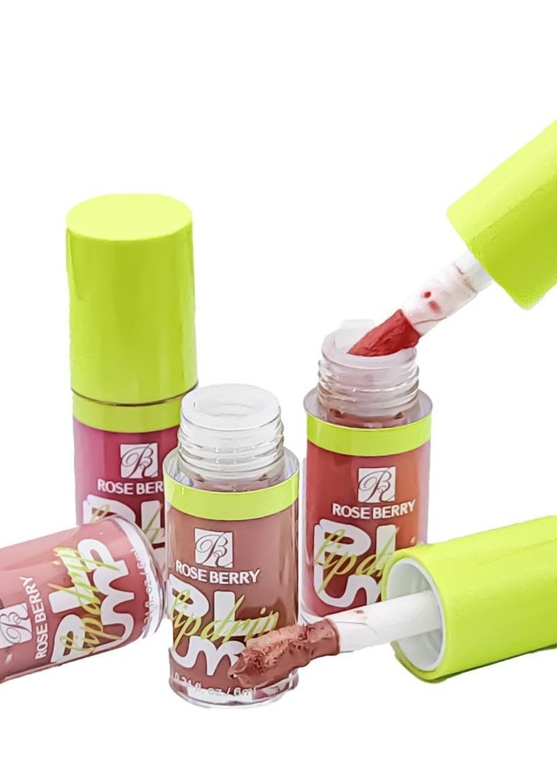 ROSE BERRY - 4pcs PLUMP LIPGLOSS - Image 1
