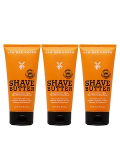 Van der Hagen Shave Butter- Best Shave 3 Pack (6 Oz/Tube)  - Image 1