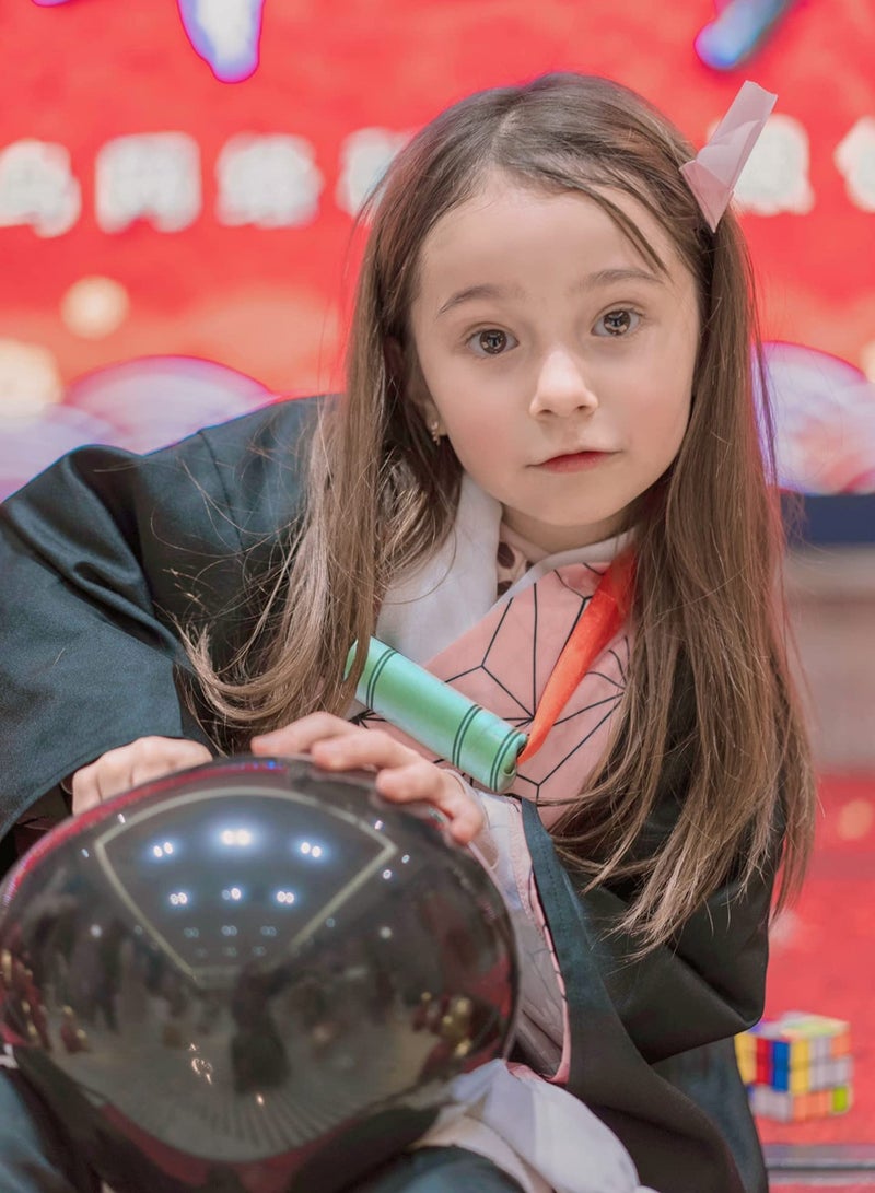 Al Aoyama Anime Cosplay Costume Outfit Dress Suit Full Set with Hairwear and Mouthpiece for Women Kids - Image 3