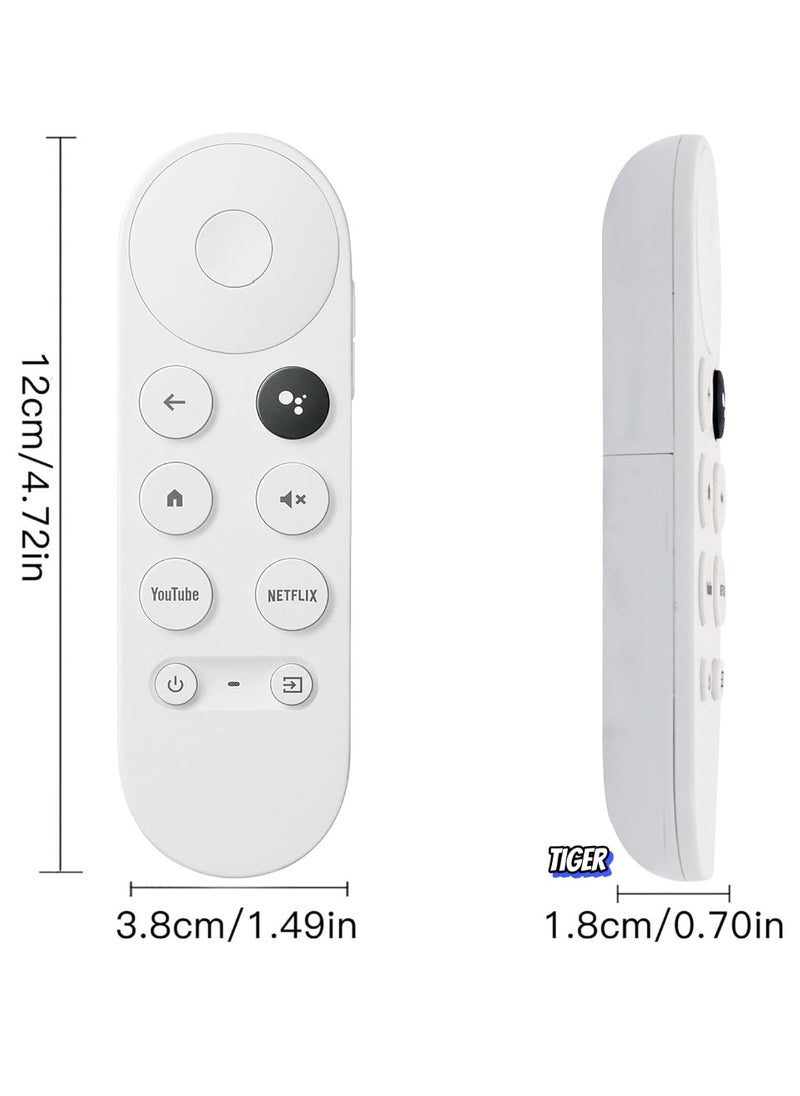 TIGER - Remote Control Replacement for Google TV Chromecast 4K | Compatible with Models G9N9N, GA01920-US, GA01923-US, GA01919-US, GA02463-US, GA01409-US | Easy Setup, Voice Control, and Battery Included - Image 1
