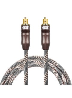 25m EMK OD6.0mm Toslink Square Port to Square Port TV Digital Audio Optical Fiber Connecting Cable