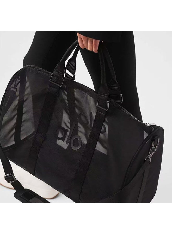 ALO Yoga transparent net bag luggage bag yoga gym bag sports women's bag outdoor gym bag travel crossbody bag - Image 5