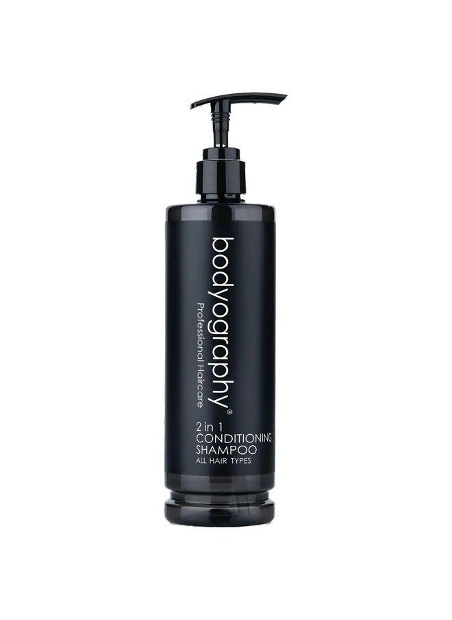 world amenities Bodyography Pump Bottle 2 In 1 Conditioning Shampoo - Hair Conditioner For All Hair Type  - Image 1