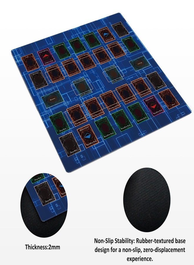 Extalas for Yugioh Playmat, 2-Player, Limited Edition Rare Dice and Free Storage Bag Master Rule Duel Field Zones, Large Card Game Mat (Basic2) - Image 3
