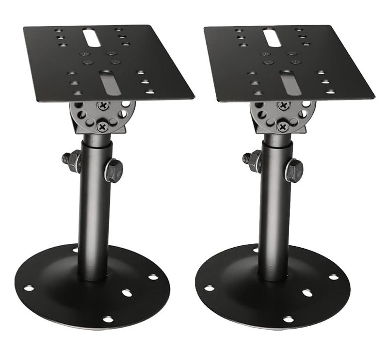 Techzere Speaker Mount Bracket Speaker Wall Bracket Ceiling Expansion and Contraction Speaker Bracket Surround Speaker Bracket Universal Size, One Pair - Image 1