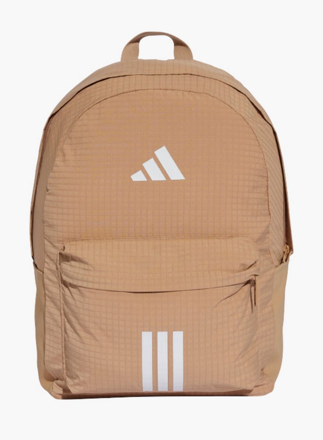 Adidas Logo Print School Backpack with Adjustable Straps and Zip Closure - 15x31x44 cm - Image 1