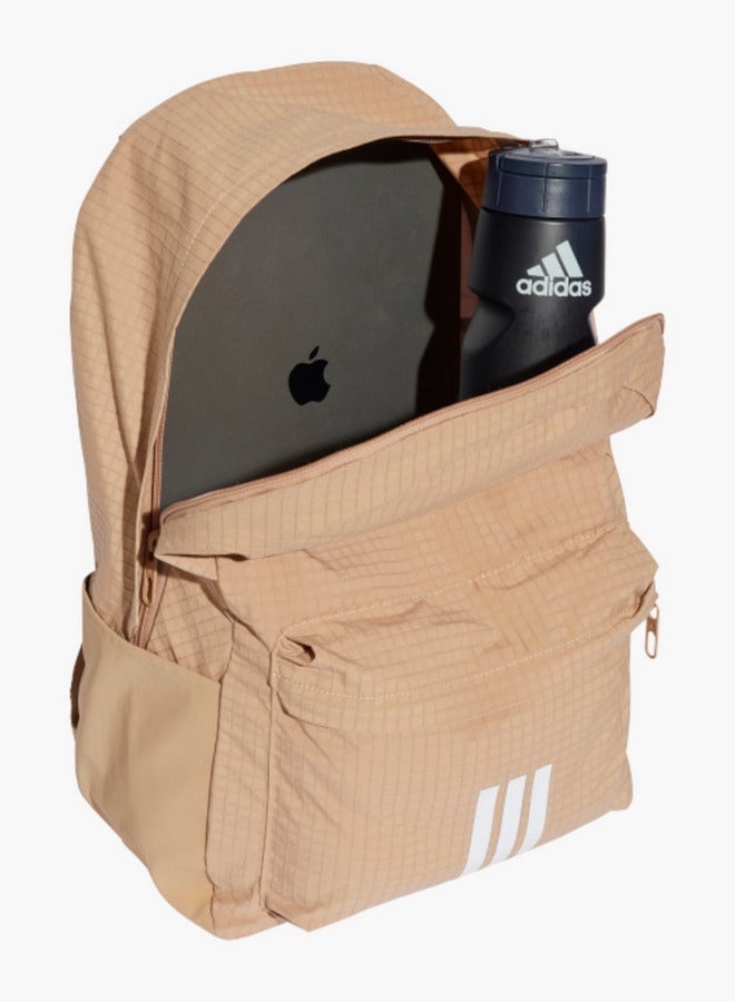 Adidas Logo Print School Backpack with Adjustable Straps and Zip Closure - 15x31x44 cm - Image 3