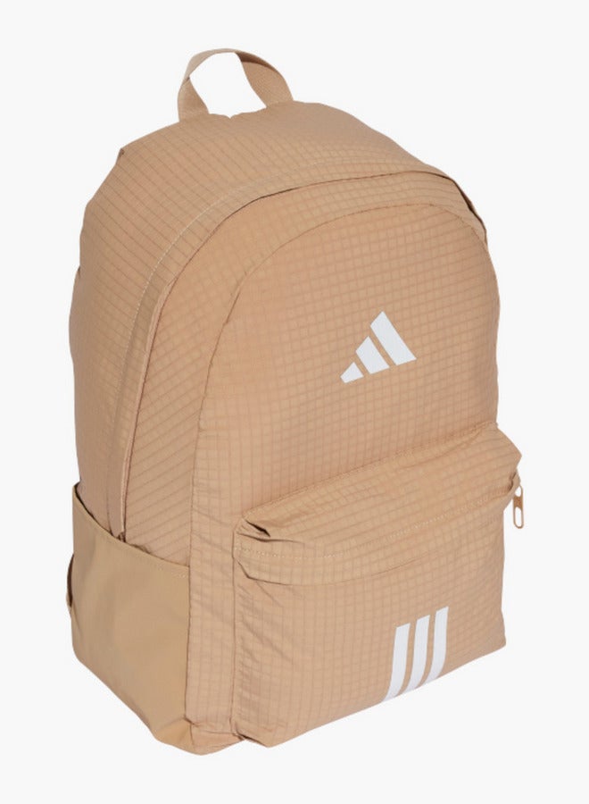 Adidas Logo Print School Backpack with Adjustable Straps and Zip Closure - 15x31x44 cm - Image 2