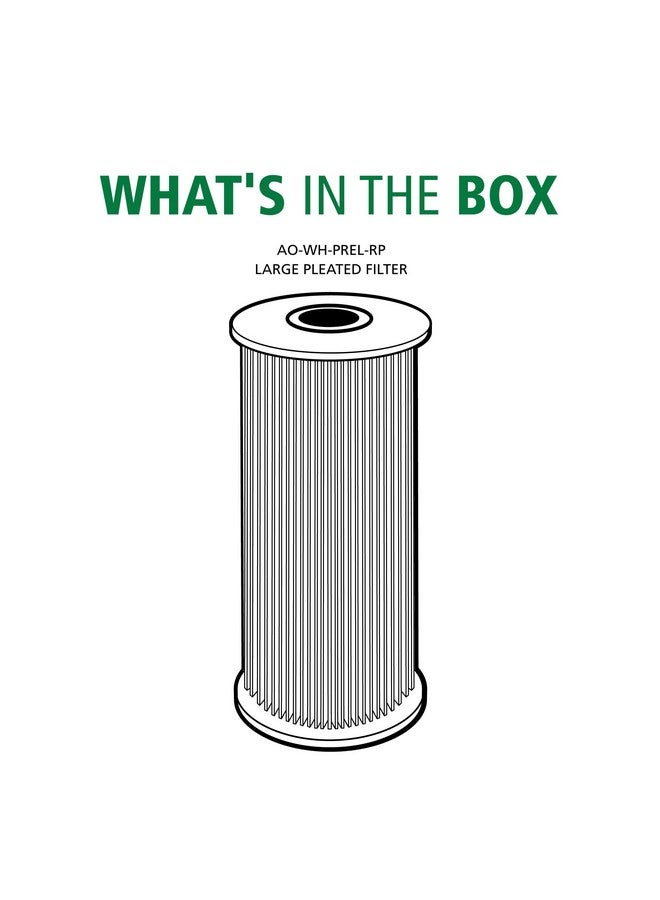 AO Smith 4.5"x10" 20 Micron Sediment Water Filter Replacement Cartridge - For Whole House Filtration Systems - AO-WH-PREL-RP - Image 1