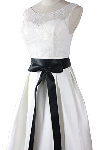 Leimandy 2''Wide Black Ribbon Sash – Satin Sash for Dress, Wedding, Formal Events & Pageants | Simple Classic Design Halloween Decor Adjustable Bow Daily Use (Black) - Image 2