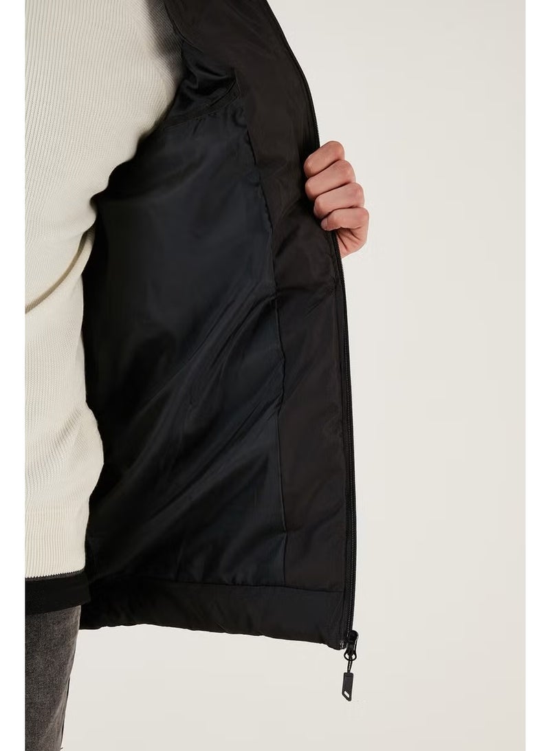 Buratti Water Repellent Slim Fit Cold and Wind Resistant Hooded Puffer Coat Men's Coat 649005 - Image 4