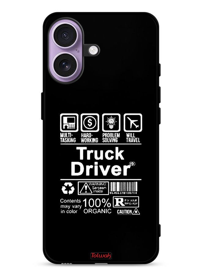 Tolwak Apple iPhone 17 Protective Case Cover Truck Driver Sticker - Image 1