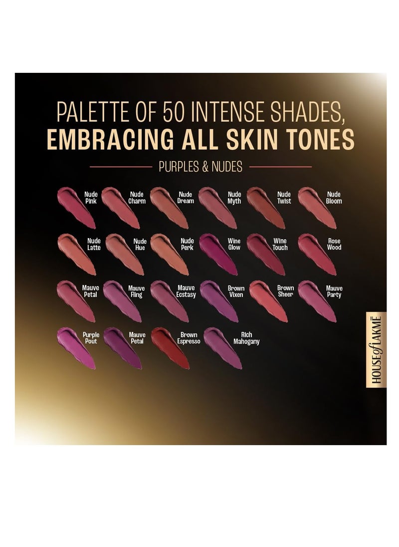 LAKME Lakme Forever Matte Liquid Lip 32 Pink Floss  - Image 5