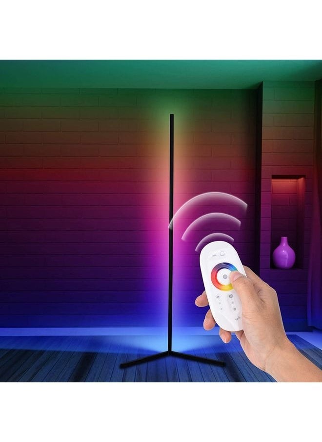 SUZBERRY Smart LED Corner Floor Lamp With Remote Control - Image 2