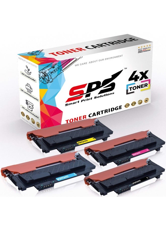 Smart Print Solutions خراطيش حبر متوافقة مع HP | 117A | 4x متعددة الألوان | إنتاجية تصل إلى 1,200 صفحة - Image 1