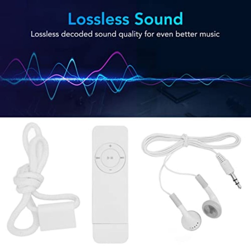 مشغل MP3 محمول مع صوت بدون فقدان، قابل للتوسيع حتى 64 جيجابايت، مشغل موسيقى صغير للطلاب والجري والسفر - Image 5