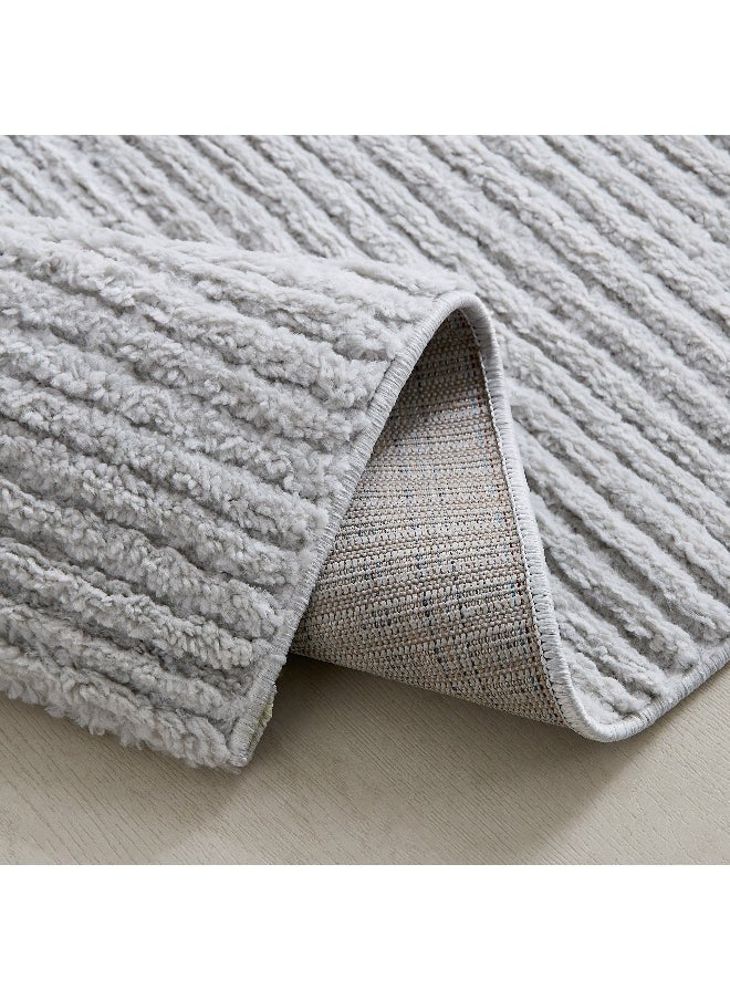 Home Box Mashael Roche Stain Resistant Polypropylene Rug - 200x300 cm  - Image 4