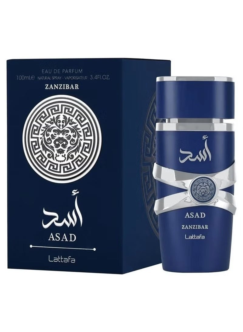 Lattafa Asad Zanzibar Eau de Parfum for Men - 100ml - Image 1