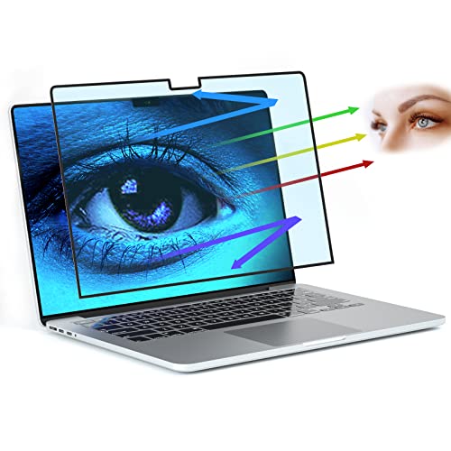 FILMEXT Macbook Pro 16 inch Screen Protector M4 M3 M2 M1 2024-2021 Model A3403 A3186 A2991 A2780 A2485,Bubble Free Blue Light Screen Filter for Macbook Pro 16.2"-Eye Care/Anti-Glare-Matte - Image 1
