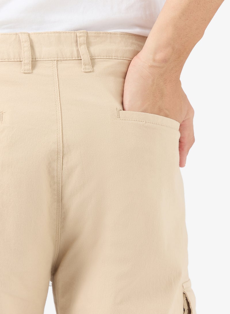 سفنتي فايف بنطلون كارجو واسع الساق من تويل سبارك الفاخر - Image 5