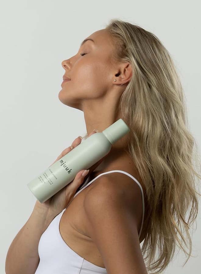 Mjuuk Volume Styling Mousse | For All Hair Types Flexible Hold Bouncy Long Lasting Styles Lightweight Formula | 100 Percent | Vegan 250ml - Image 2