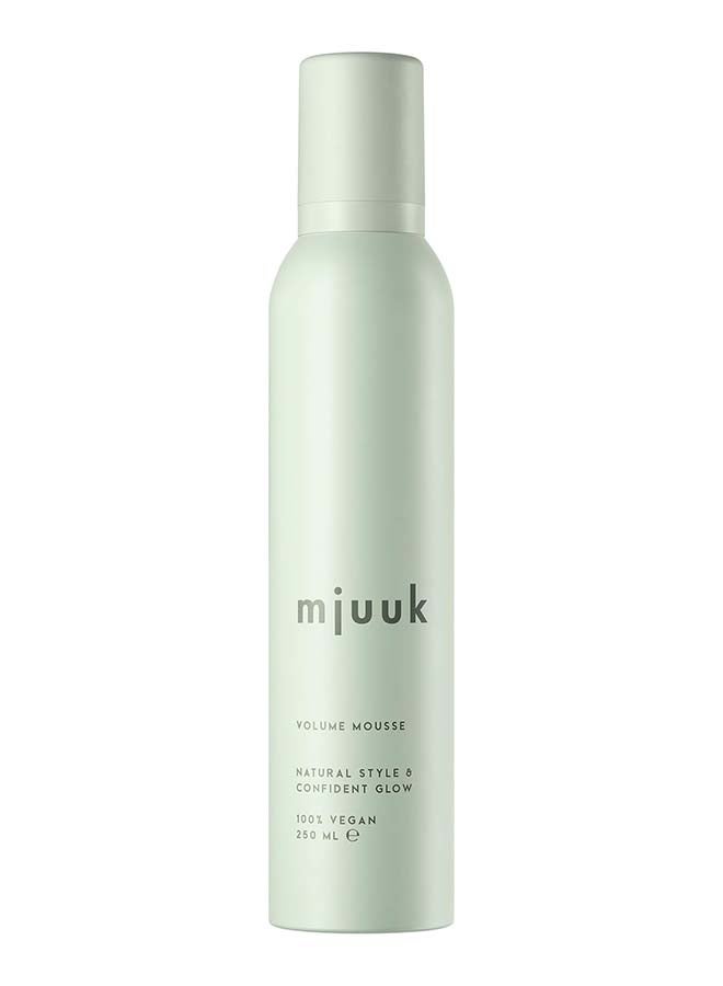 Mjuuk Volume Styling Mousse | For All Hair Types Flexible Hold Bouncy Long Lasting Styles Lightweight Formula | 100 Percent | Vegan 250ml - Image 1