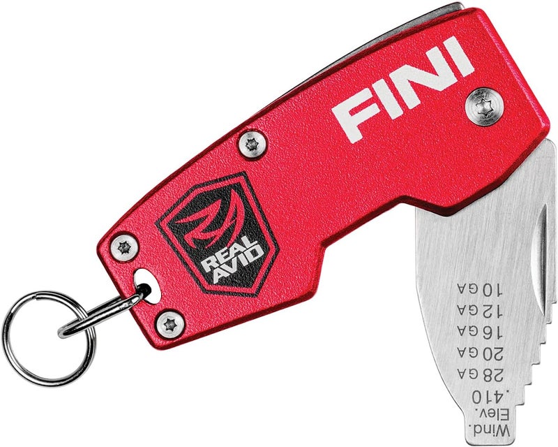 Real Avid FINI Shotgun Tool Choke Wrench with Shotgun Scope Adjuster and Shotgun Keychain, Hunting Gear and Shotgun Accessories for Trap Shooting and Skeet Shooting - Image 1