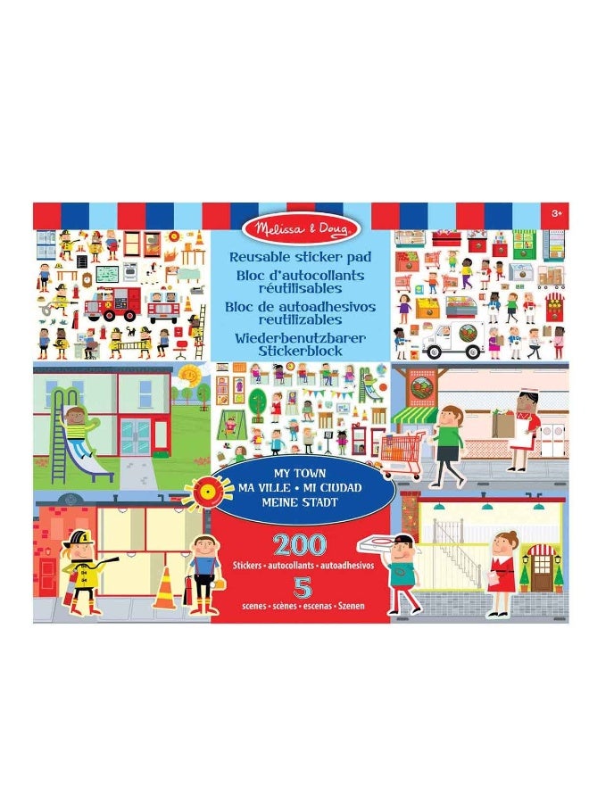 Melissa & Doug لوحة ملصقات قابلة لإعادة الاستخدام - مدينتي - Image 5