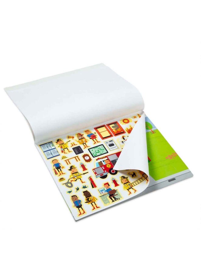 Melissa & Doug لوحة ملصقات قابلة لإعادة الاستخدام - مدينتي - Image 4