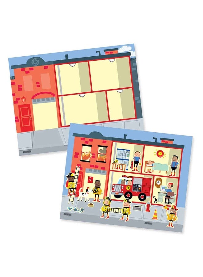 Melissa & Doug لوحة ملصقات قابلة لإعادة الاستخدام - مدينتي - Image 2