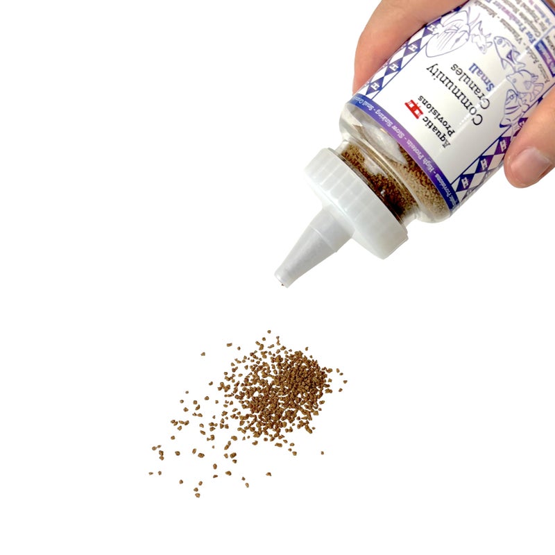 Aquatic Provisions Community Fish Food Small Granules 3.17 oz, High Protein Slow Sinking Small Sized Granules - Image 4