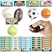 JOYIN 30 Pack Kids Valentines Day Gift Cards with Gift Mini Sports Ball Figure Stress Balls Squishy Toy Foam Balls for Classroom Exchange Prizes Stress Relief  Anxiety Relief Valentine Party Favor - Image 4