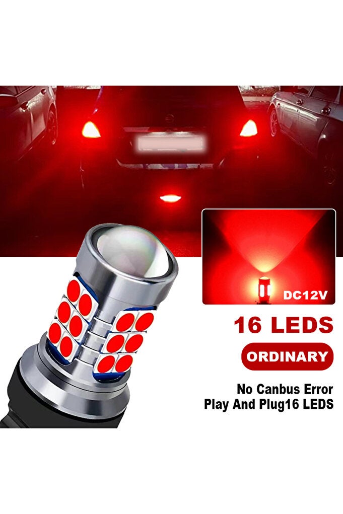 ريحني CR-V 1999-2016 الأحمر 2 قطعة، ملحقات لمبة فرامل LED لهوندا CR-V CR V CRV 1999-2016 2005 2006 - Image 3
