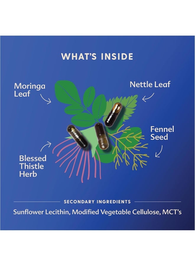 Motherlove Motherlove More Milk Moringa (60caps) Fenugreek-Free Herbal Lactation Supplement  - Image 4