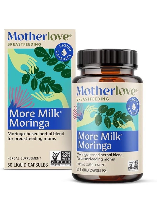 Motherlove Motherlove More Milk Moringa (60caps) Fenugreek-Free Herbal Lactation Supplement  - Image 1