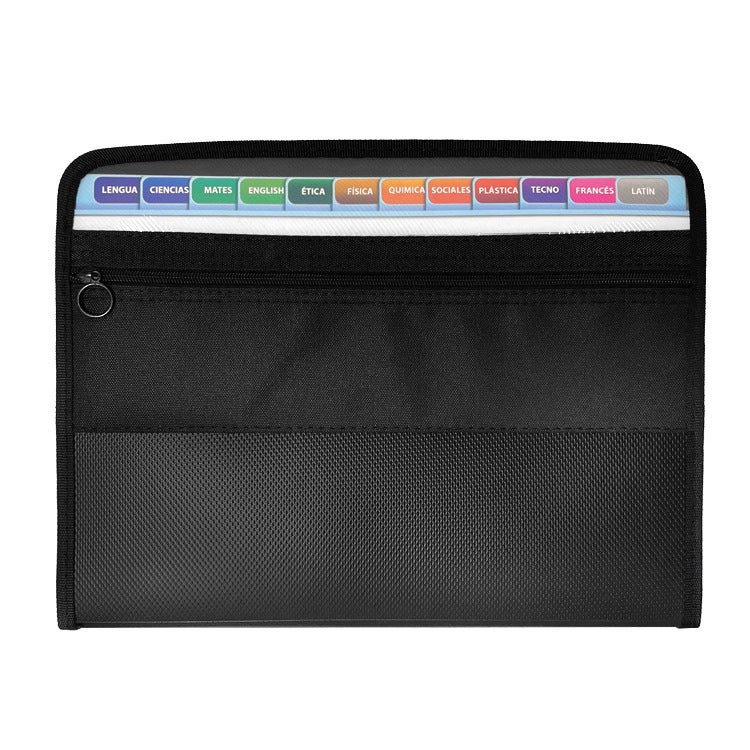 Explosive Zipper Organ Bag Folder Large Capacity Multi-Layer Folder A4 Storage Bag File Bag - Image 1