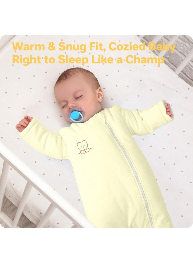 Knirose Baby Sleep Sack with Legs Winter 0-6 Months 2.5 Tog, Ultra Soft Cotton Wearable Blanket Sleeping Bag Sack Easy Diaper Changing, Transitional Sleep Bags Unisex Newborn Infant Babies Toddlers Girls Boys - Image 2