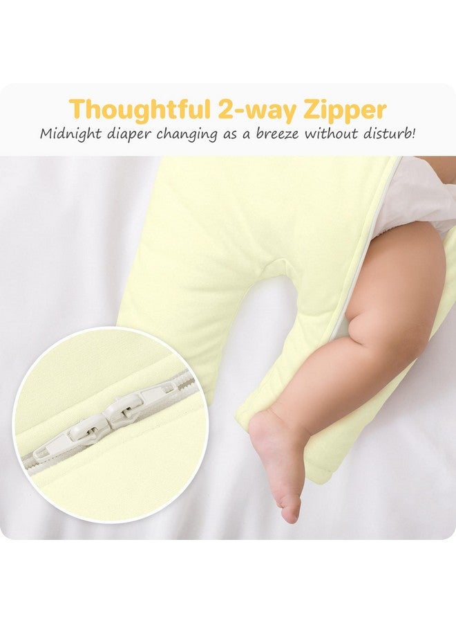 Knirose Baby Sleep Sack with Legs Winter 0-6 Months 2.5 Tog, Ultra Soft Cotton Wearable Blanket Sleeping Bag Sack Easy Diaper Changing, Transitional Sleep Bags Unisex Newborn Infant Babies Toddlers Girls Boys - Image 3