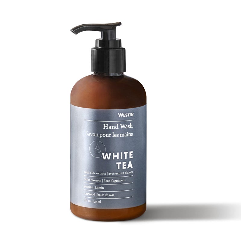 Westin White Tea Liquid Hand Soap - Signature White Tea Fragrance Combined With Aloe - Aromatherapy - Luxury Hotel Spa Collection - 8oz - Image 1
