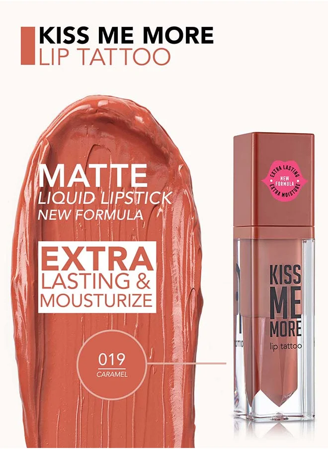 فلورمار Flormar Kiss Me More Lip Tattoo New - 019 Caramel