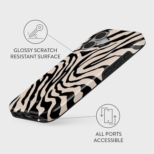 BURGA Phone Case for iPhone 16 - Cute, Trendy, Aesthetic, Pattern Phone Cover, Hard Shell Protection - fits Apple iPhone 16 Case for Women and Men - Image 3